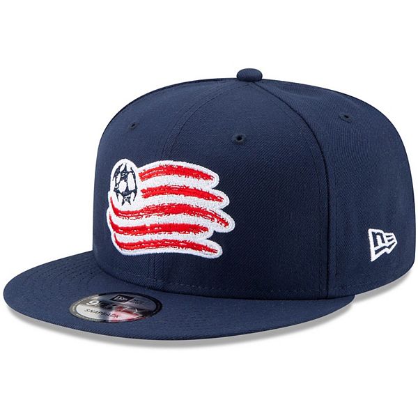 Men's New Era Navy New England Revolution Jersey Hook 9FIFTY Snapback Hat