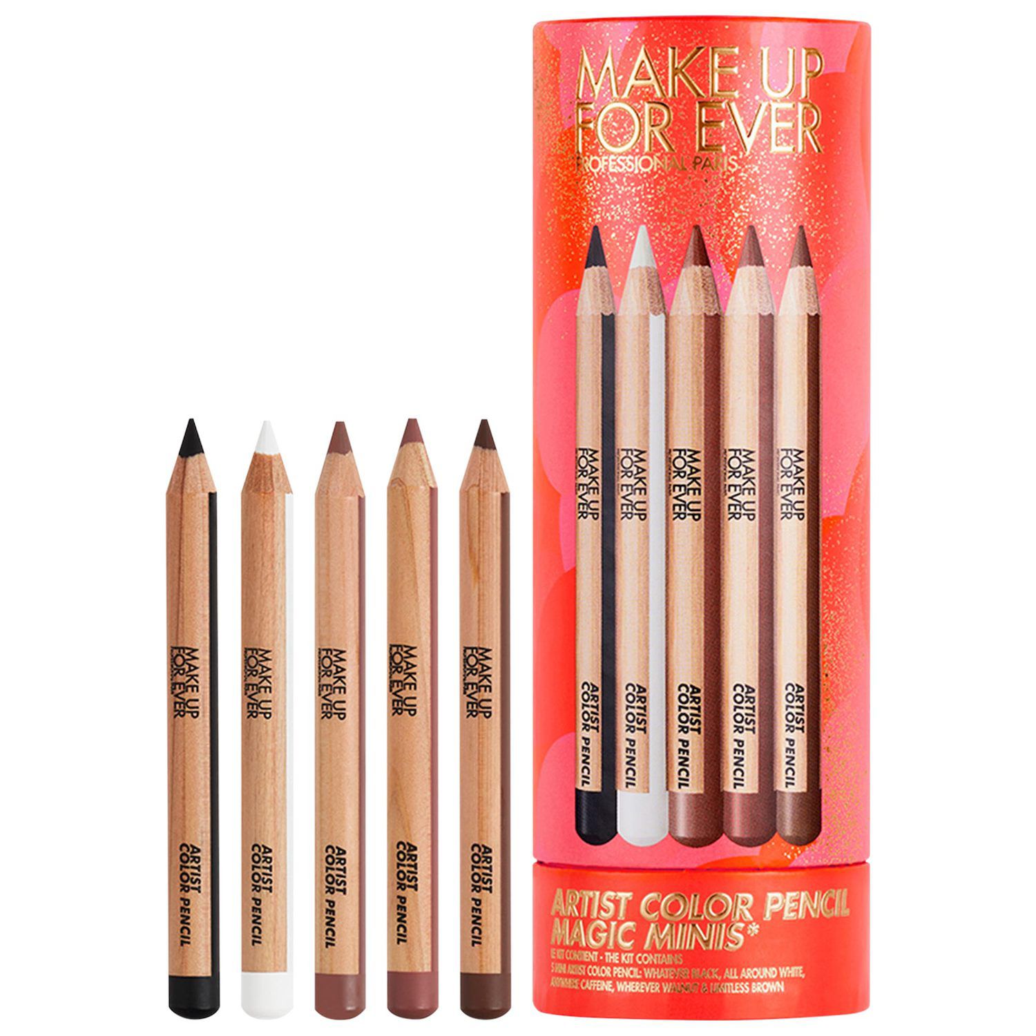 MAKE UP FOR EVER Mini Artist Color Pencil Lipliner & Eyeliner Kit - None