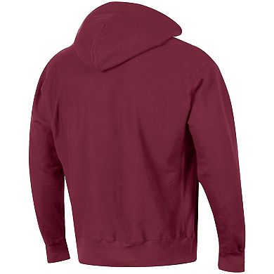 Men's Champion Garnet Florida State Seminoles Team Arch Reverse Weave Pullover Hoodie