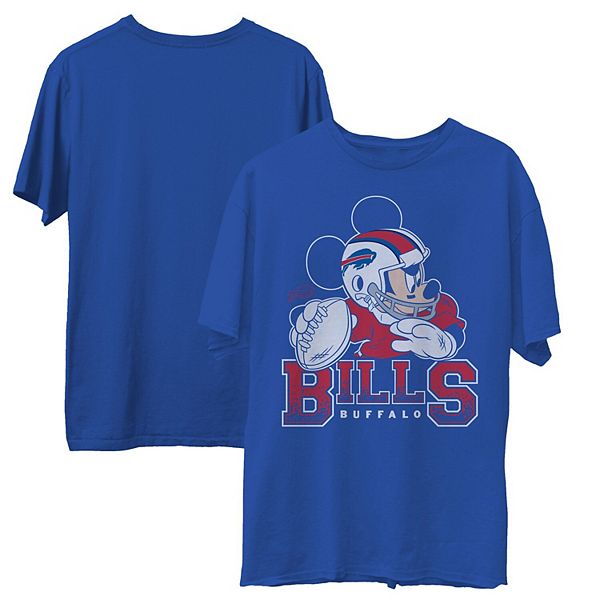 Men's Junk Food Royal Buffalo Bills Disney Mickey QB T-Shirt