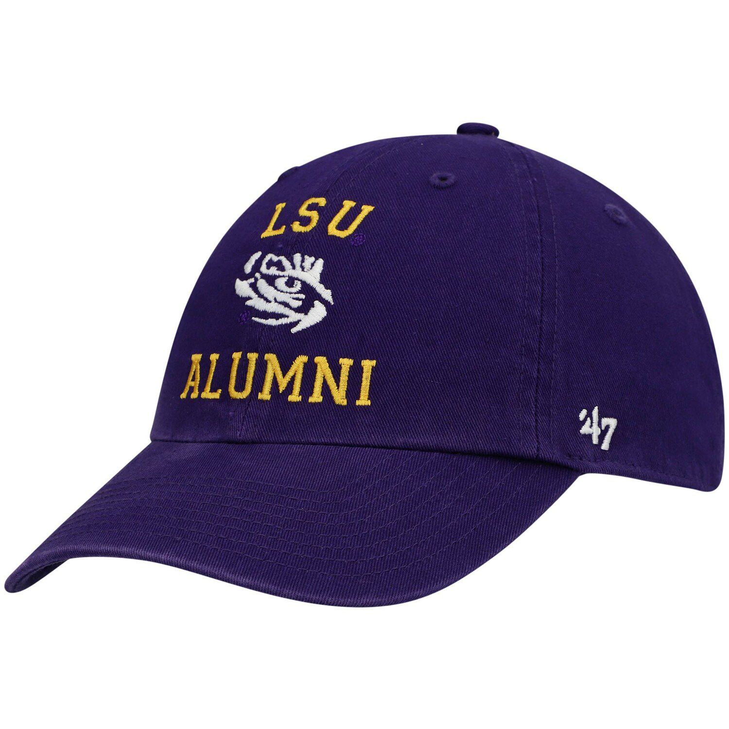 Image for Unbranded Men's '47 Purple LSU Tigers Alumni Clean Up Adjustable Hat at Kohl's.