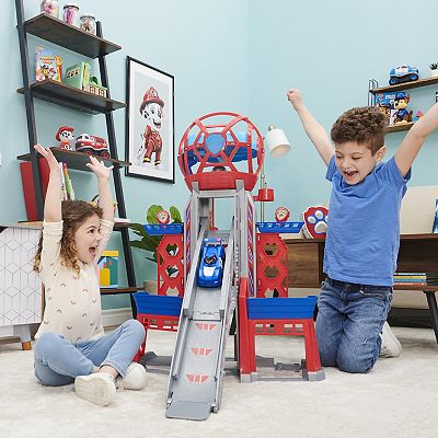 PAW Patrol The Movie Ultimate City 3 Foot Tall Transforming Tower and 6 Action Figures Playset