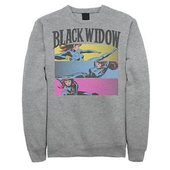 Men's Marvel Black Widow Panels Sweatshirt