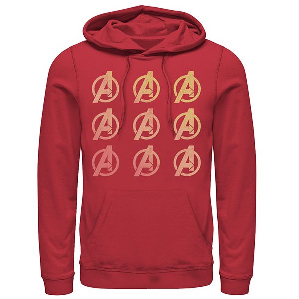 Men's Marvel Avengers Gradient Logo Stack Hoodie