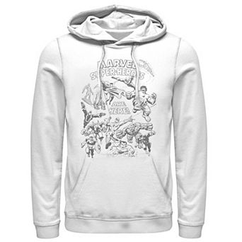 Men's Marvel Super-Heroes Are Here Hoodie
