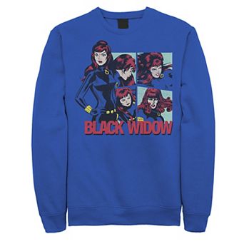 Men's Marvel Black Widow Lockup Sweatshirt