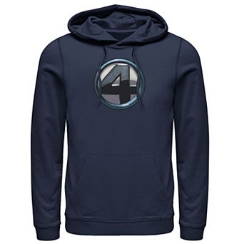 Men's Marvel Fantastic Four Large Center Chest Logo Hoodie