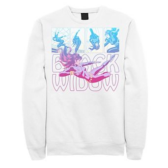 Men's Marvel Black Widow Panels Sweatshirt