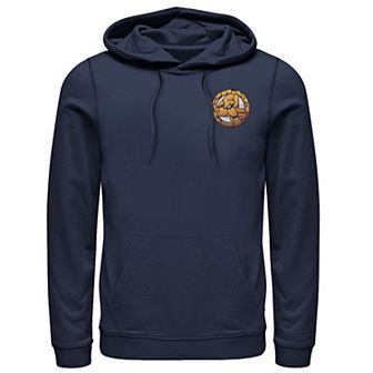 Men's Marvel Fantastic Four The Thing Left Chest Logo Hoodie