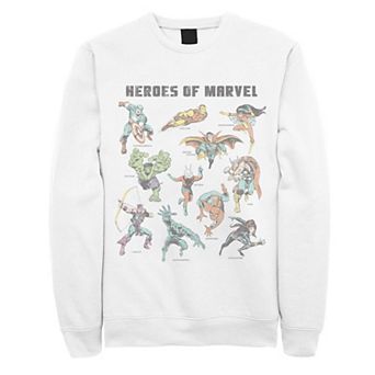 Men's Marvel Textbook Heroes Sweatshirt