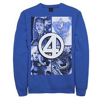 Men's Marvel Fantastic Four Group Shot Logo Box Up Sweatshirt