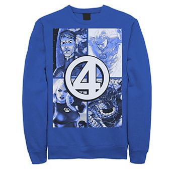 Men's Marvel Fantastic Four Group Shot Logo Box Up Sweatshirt