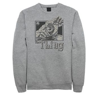 Men's Marvel Fantastic Four The Thing Simple Portrait Sweatshirt