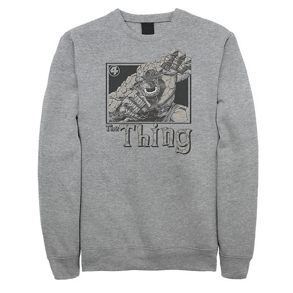 Men's Marvel Fantastic Four The Thing Simple Portrait Sweatshirt