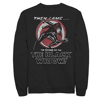Men's Marvel Vintage Black Widow Sweatshirt