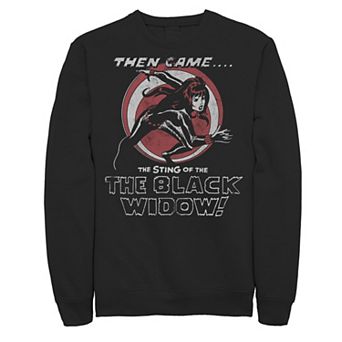 Men's Marvel Vintage Black Widow Sweatshirt