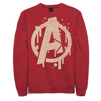 Men's Marvel Avengers Paint Drip Logo Sweatshirt