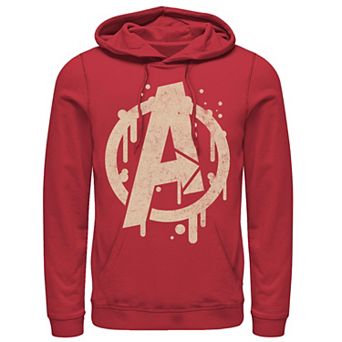 Men's Marvel Avengers Paint Drip Logo Hoodie