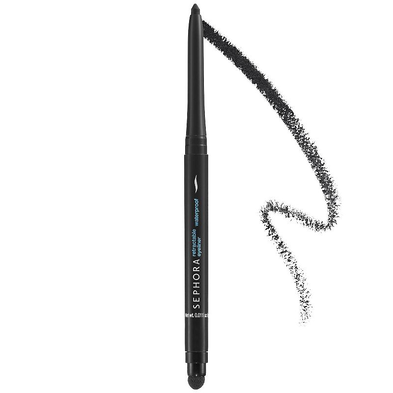 Retractable Waterproof Eyeliner, Size: 0.011 Oz, Black