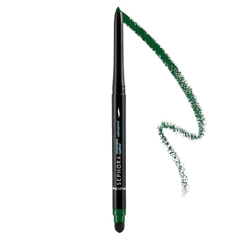 Retractable Waterproof Eyeliner, Size: 0.011 Oz, Green