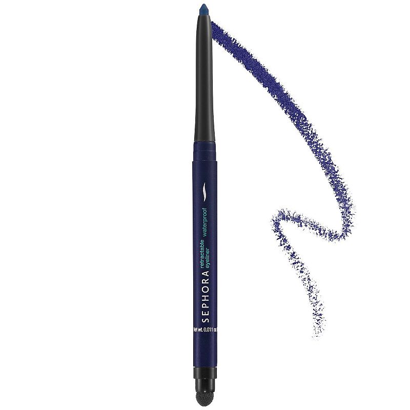 Retractable Waterproof Eyeliner, Size: 0.011 Oz, Blue
