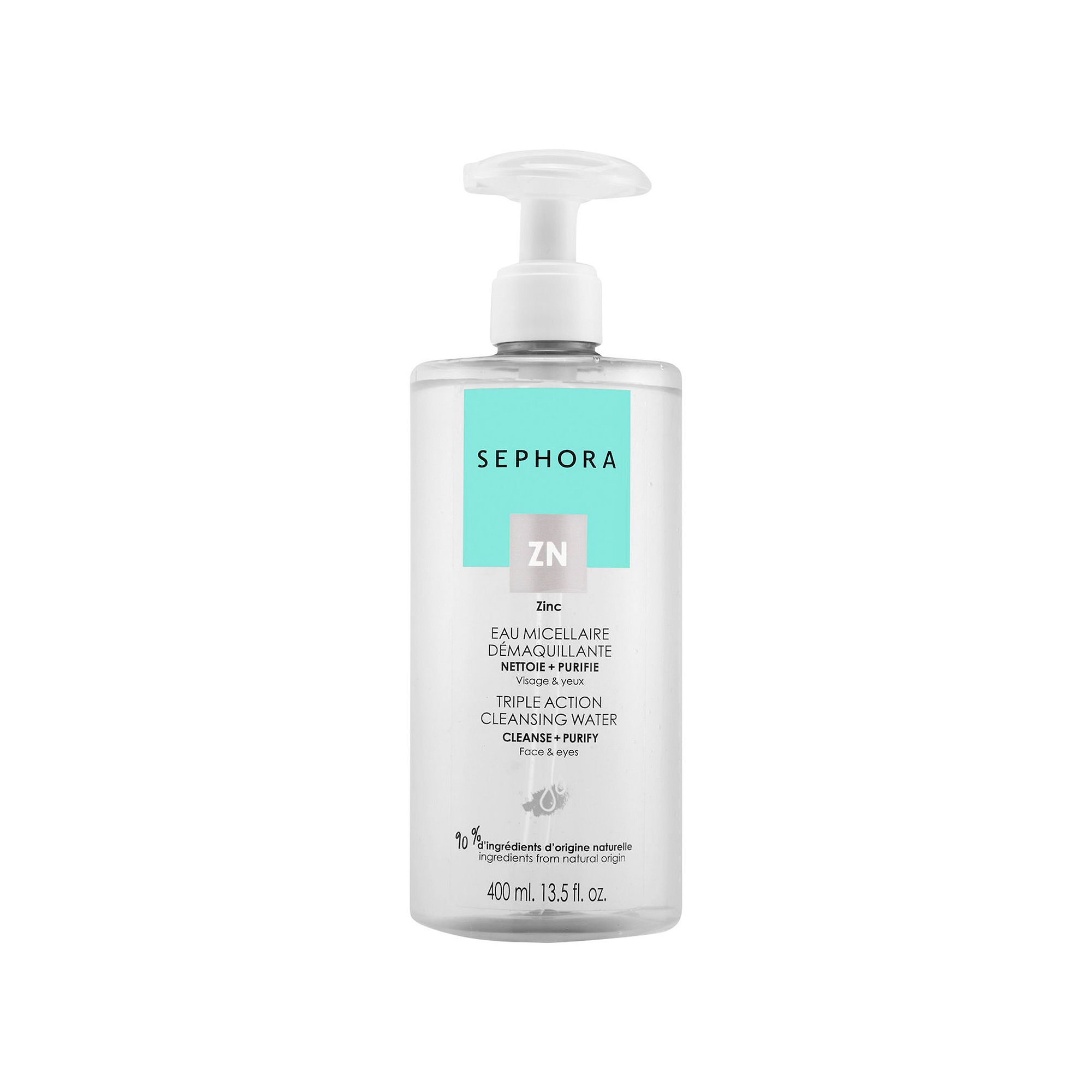 SEPHORA COLLECTION Triple Action Cleansing Water - Cleanse + Purify, Size: 