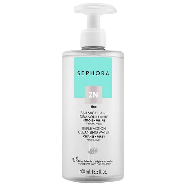 SEPHORA COLLECTION Triple Action Cleansing Water - Cleanse + Purify