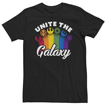 Big & Tall Star Wars Stronger Together Pride Text Tee
