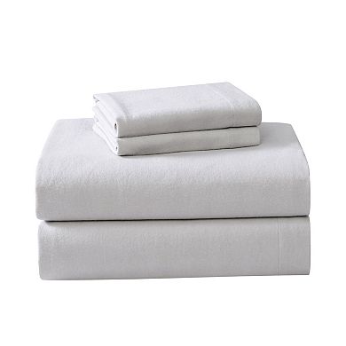 Laura Ashley Solid Flannel Sheet Sets