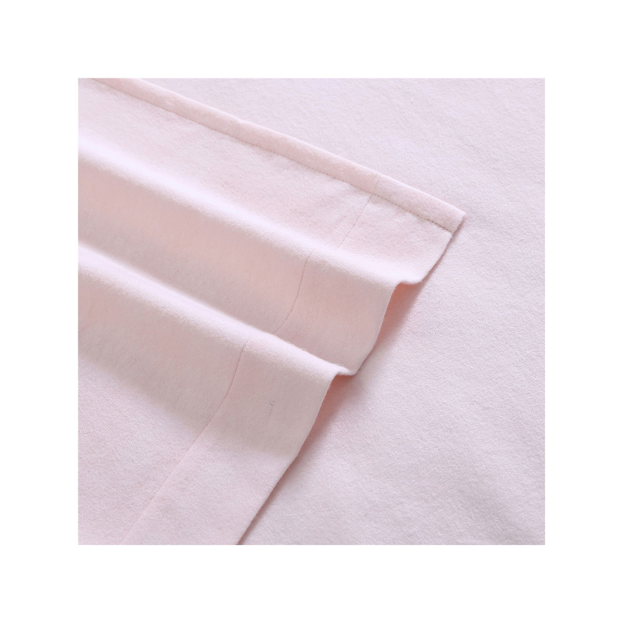 Laura Ashley Solid Flannel Sheet Sets, Pink
