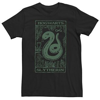 Big & Tall Harry Potter Slytherin Vintage Poster Tee