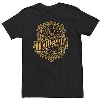 Big & Tall Harry Potter Hufflepuff Dark Detailed Crest Tee