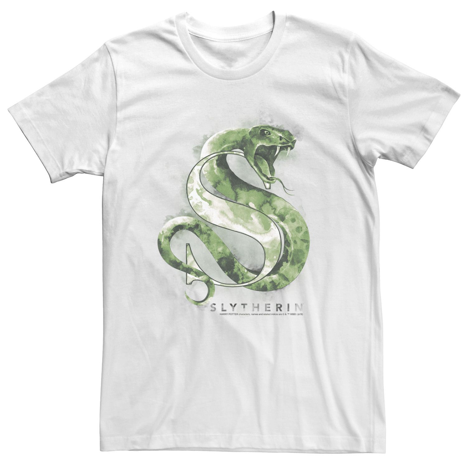 Harry Potter Slytherin Tarot T-Shirt For Men – Big & Tall Short Sleeve Tee In Black (4XL) - View #8