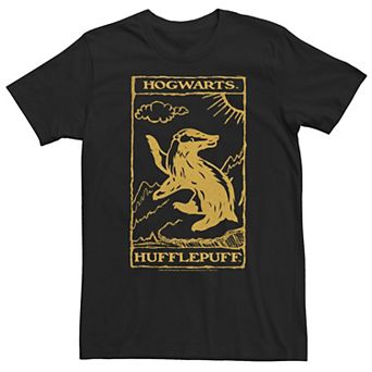Big & Tall Harry Potter Hufflepuff Vintage Poster Tee