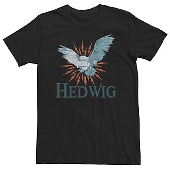 Big & Tall Harry Potter Hedwig Mail Delivery Portrait Tee