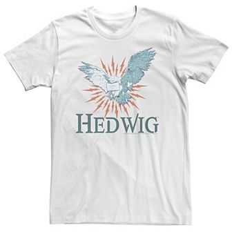 Big & Tall Harry Potter Hedwig Mail Delivery Portrait Tee