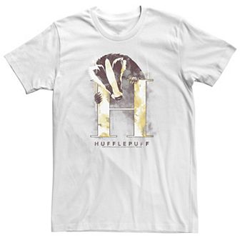 Big & Tall Harry Potter Hufflepuff House Watercolor Tee