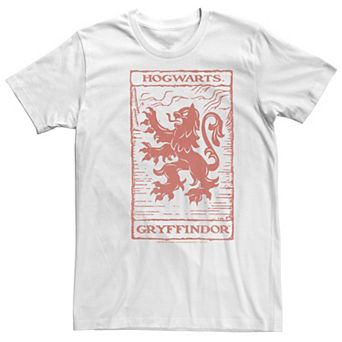Big & Tall Harry Potter Gryffindor Vintage Poster Tee
