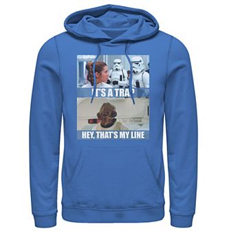 Men's Star Wars It's A Trap Hey That's My Line Hoodie