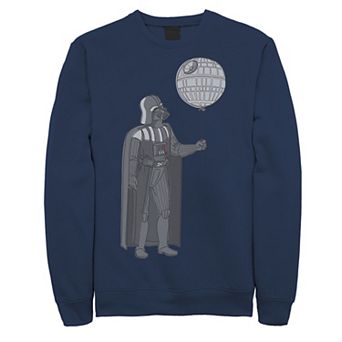 Men's Star Wars Darth Vader Death Star Balloon Sweatshirt