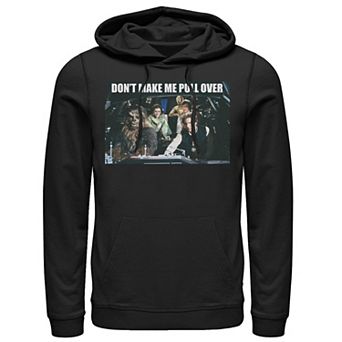 Men's Star Wars Han Don't Make Me Pull Over Hoodie