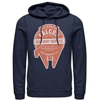Men's Star Wars Millennium Falcon Delivery Service Logo Hoodie