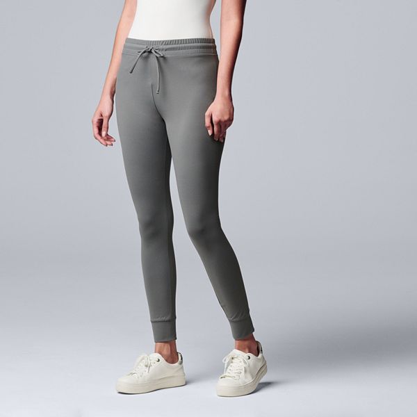 Women's Simply Vera Vera Wang Medium Weight Jogger Leggings