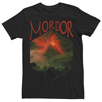 Men's Lord Of The Rings Mordor Mount Doom Hexagon Tee
