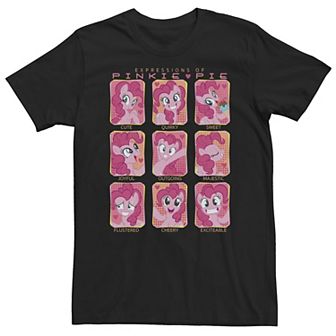 Big & Tall My Little Pony: Friendship Is Magic Expressions Of Pinkie Tee