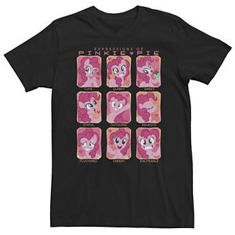 Big & Tall My Little Pony: Friendship Is Magic Expressions Of Pinkie Tee