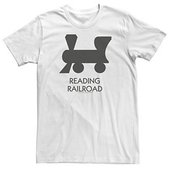 Big & Tall Monopoly Reading Railroad Tee