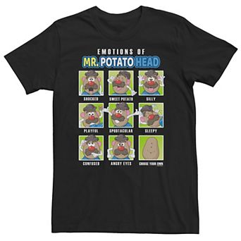 Big & Tall Mr. Potato Head Emotions Box Up Tee