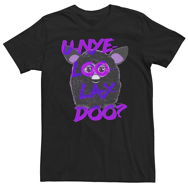 Big & Tall Furby U-Nye-Loo-Lay-Doo Portrait Tee