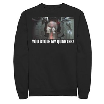 Men's Star Wars Princess Leia & R2-D2 You Stole My Quarter Sweatshirt